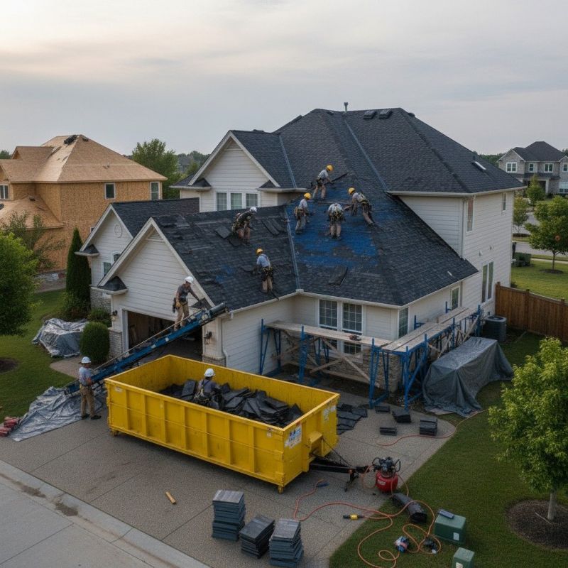 Damaged Roof Replacement in Providence, RI