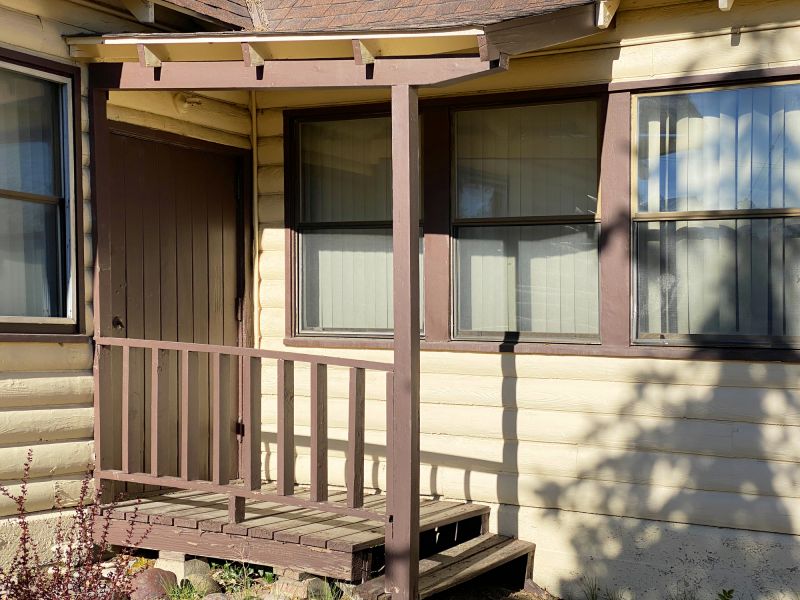Cabin Siding installation