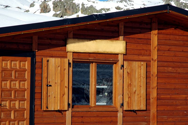 Finished Cabin Siding